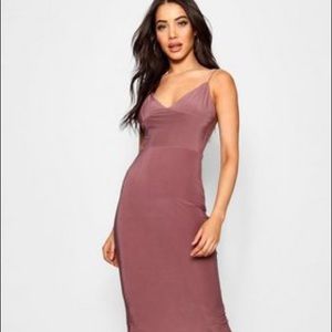 Muave Midi Dress